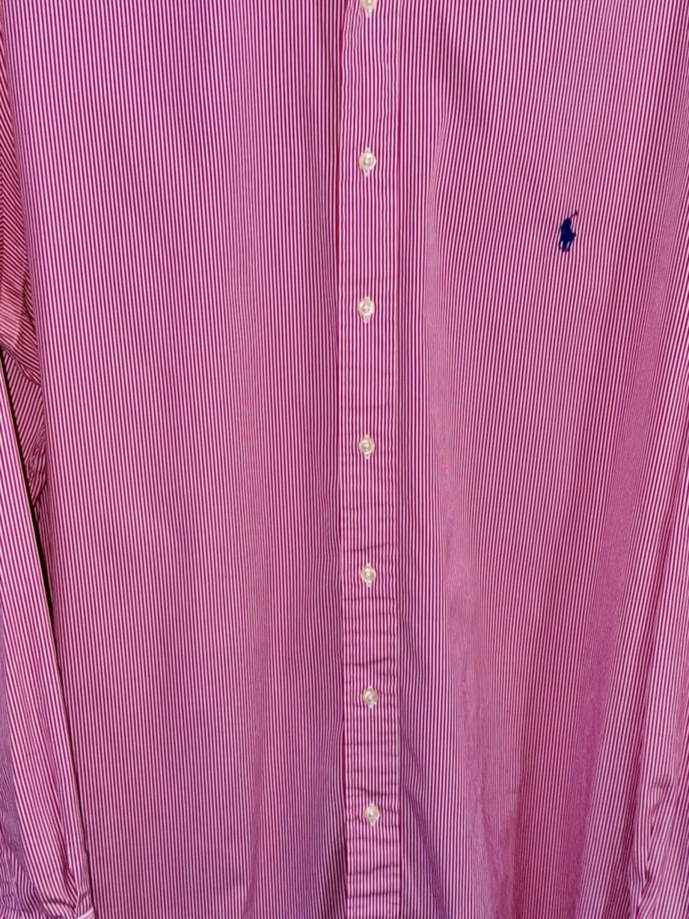 Ralph Lauren Men’s Red Striped Button-Down Dress Shirt-2XLT-EC - Picture 5 of 12